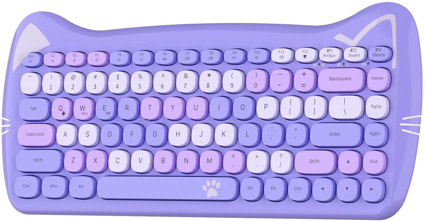 purple retro keyboard