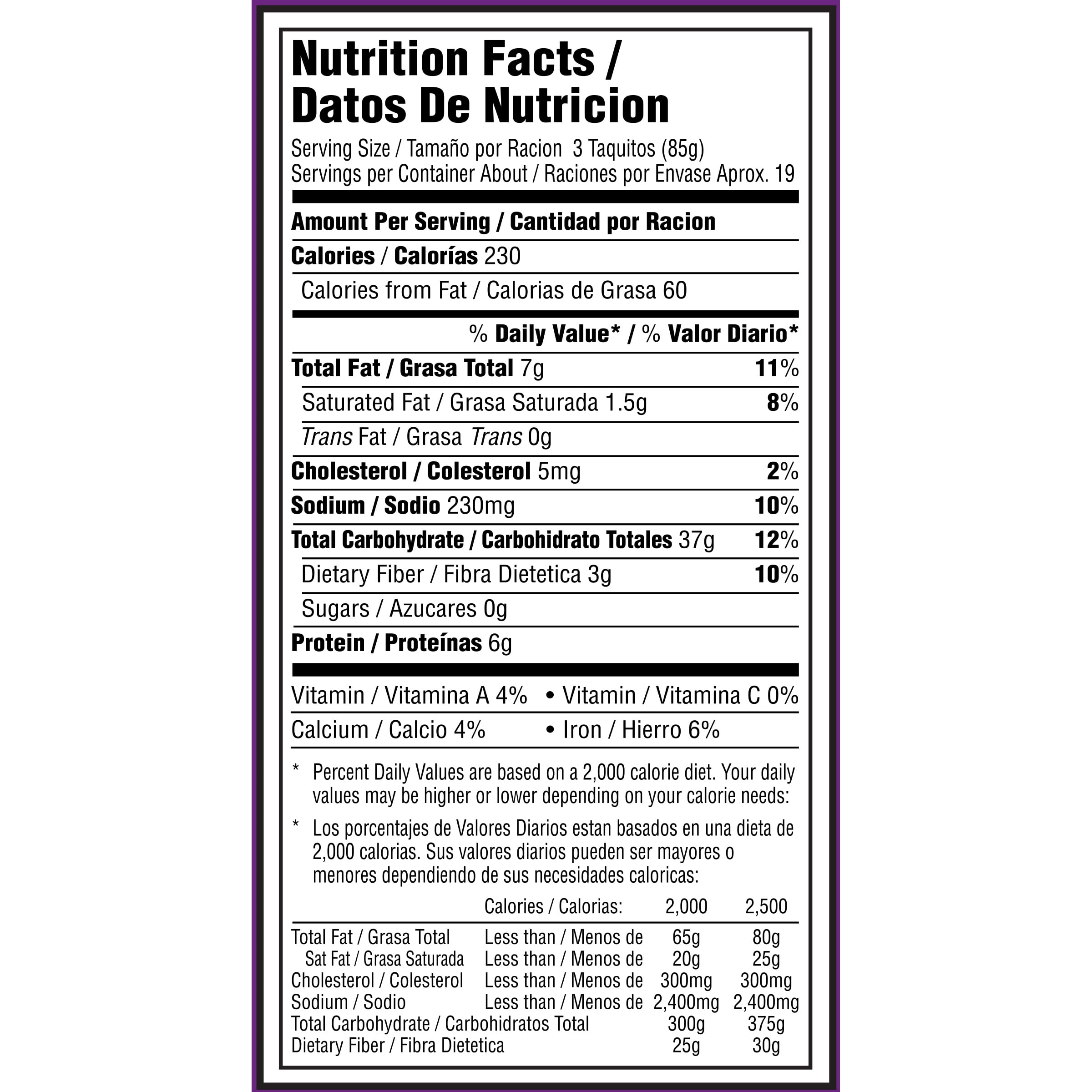 Beef Taquitos Nutrition Facts Besto Blog