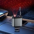 thumbnail image 1 of Cargador de coche BYUVEVSR Starlight retráctil 4 en 1 con 2 puertos USB, 1 of 7