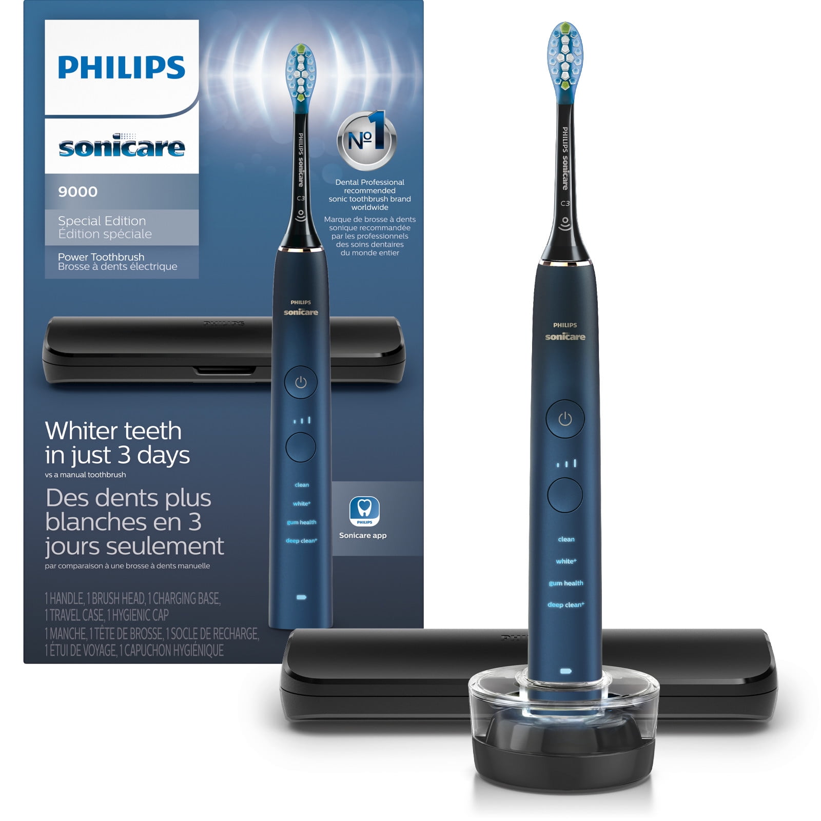 Sonicare ProtectiveClean 5300 Electric Toothbrush, Black, Pressure