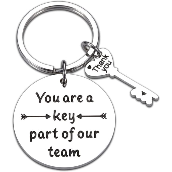 Office Thank You Gift Coworker Keychain for Women Men Lady Boss Friend Supervisor Coach Team Employee Appreciation Gift Retirement Farewell Leaving Going Away Goodbye Gift Boss Day Birthday Christmas