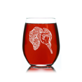 thumbnail image 4 of C&M Personal Gifts 17 oz Elephant Stemless Wine Glass - Elephant Themed Gift (Style E4), 4 of 5