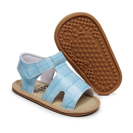 

Boys Girls Open Toe Shoes First Walkers Shoes Summer Toddler Flat Sandals For 3-24M