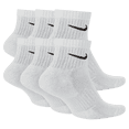 thumbnail image 5 of Men's Nike 6-Pack Everyday Cushion Ankle Training Socks Color: White Size: 8-12, 5 of 5