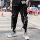 thumbnail image 3 of Joggers Cargo Pants For Men Casual Hip Hop Hit Color Pocket Male Trousers Sweatpants Streetwear Ribbons Techwear Pants, 3 of 5