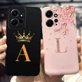 thumbnail image 2 of Xiaomi Redmi Note 12 4G Funda 2023 Moda A Z Letras Iniciales Cubierta De Silicona Pintada Xiomi Note12 4G Carcasa Global Gao Jiahui unisex, 2 of 2