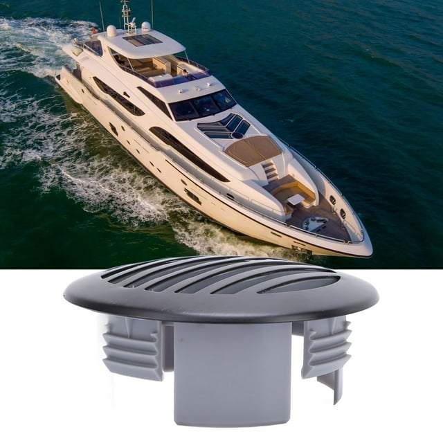 3 Po 76mm Ventilation de Plafond pour VR, Couverture de Ventilation en Acier Inoxydable 316, Ventilation Ronde pour Yacht, Véhicule Récréatif