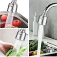 thumbnail image 3 of 2pc Arateur De Robinet, 360 Pivotant Robinet, Gorgeurs Arateur Robinet, Conomie D'eau Robinet Filtre Rgulateur Spray Tte Buse Pour Cuisine Salle, 3 of 5