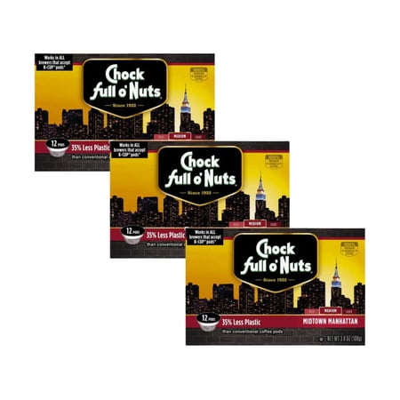 Medium Roast, K-Cup Coffee Pods (3.8 Ounce (Pack of 3), Midtown )