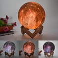 thumbnail image 4 of Bearachild Lámpara de luna con impresión 3D regulable con soporte, Control táctil, recargable, luz nocturna para dormir, herramienta de iluminación para Iluminación y accesorios Bearachild HA065897-00, 4 of 6