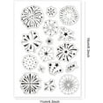 thumbnail image 2 of Fireworks Silicone Clear Stamps New Year s Transparent Stamps, 2 of 8