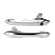 thumbnail image 2 of For FIAT 500 500C 2007- Left/Right Hand Drive Exterior Door Handle Chrome 68069943AC 68069942AB Car Replacement Accessories, 2 of 5