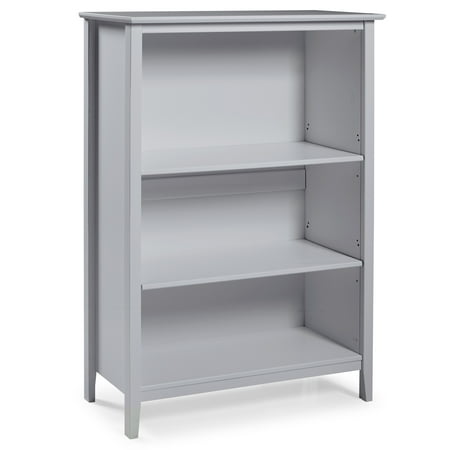 UPC: 0848595014220 | Alaterre Simplicity Kids Tall 3-Shelf Bookcase Dove Gray