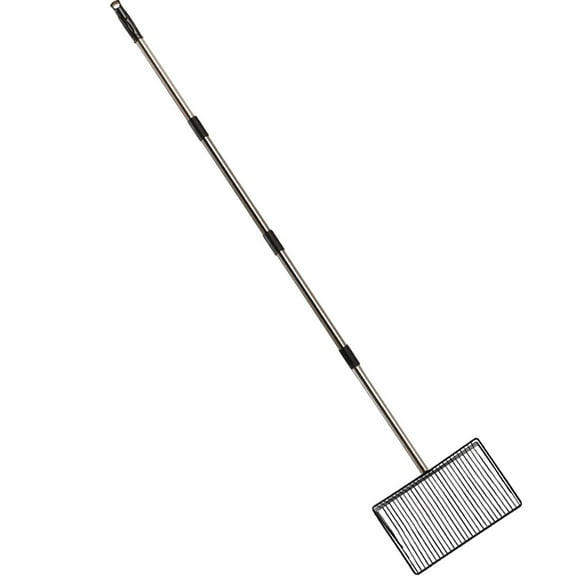 Bothyi Cat Litter er Chicken er Extendable Long Handle Versatile Metal Sand Sifter Cleaner for Farm Chicken