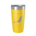 thumbnail image 1 of Donnell Lake Map Tumbler Travel Mug Insulated Laser Engraved Coffee Cup California 20 oz Yellow, 1 of 1