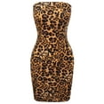 thumbnail image 1 of MixMatchy Women's Tube Cotton Fitted Mini Dress, 1 of 4