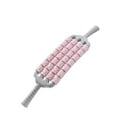 thumbnail image 3 of Rodillo de masaje para brazos, muslos, abdomen, fitness, gimnasio, herramienta de masaje de pantorrillas de 4 filas Rosa, 3 of 8