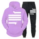 thumbnail image 3 of Chándal divertido con diseño de perro salchicha para hombre, conjunto de 2 piezas con capucha y pantalones, sudadera unisex con capucha, ropa deportiva para correr, 3 of 5