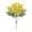 Yellow, variant on 5 Bundles Artificial Fall Mums Flowers, UV Resistant Realistic Faux Silk Daisy, No Fade Outdoor Fake Autumn Flowers for Patio Porch Garden Yard Decor