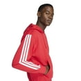 thumbnail image 4 of Men's adidas Sportswear Essentials Fleece 3-Stripes Full-Zip Hoodie Color: Dgreyh Size: L, 4 of 4