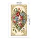 thumbnail image 2 of Hilo de Bordar de Algodón Ecológico Wdftyju Punto de Cruz Vintage Love Rose 11CT 40x70cm, 2 of 9