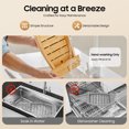 thumbnail image 6 of Miumaeov Wooden Sushi Boat Serving Tray , 31.5Inch Commercial Fruit Sashimi Sushi Seafood Display Plate, for Restaurant, Home, 6 of 13