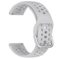 thumbnail image 2 of Tono de silicona correa con conector de metal deportivo de reemplazo reloj hebilla pulsera, 2 of 4
