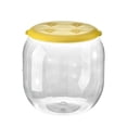 thumbnail image 3 of Almacenamiento de juguetes multifuncional, contenedores de almacenamiento de juguetes otomanos, cubo de almacenamiento, cambio de taburete de zapatos, amarillo redondo Soledad balde de almacenamiento, 3 of 10
