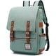 thumbnail image 1 of Mochila retro para computadora portátil con puerto de carga USB, mochila de viaje impermeable, mochila informal para niños y niñas para computadora portátil de 15,6" Rojo Verde, 1 of 5