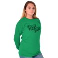 thumbnail image 4 of Vegan Vibes Vegetarian Lifestyle Long Sleeve TShirt Men Women Brisco Brands 2X, 4 of 6