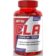 MET-Rx CLA Tonalin 1000 Dietary Supplement, Rapid Release Softgels, 90 Count