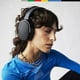 thumbnail image 2 of Skullcandy Hesh ANC - Auriculares inalámbricos con cancelación de ruido con cable de carga, batería de 22 horas, micrófono, funciona con dispositivos iPhone, Android y Bluetooth, color negro verdadero, 2 of 5
