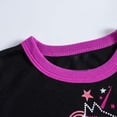 thumbnail image 3 of WIBACKER 3-8T Toddler and Little Girls Pajamas Set Long Sleeve PJs 100% Cotton Snug Fit Pajamas 2-Piece Set - Black unicorn, 3 of 7