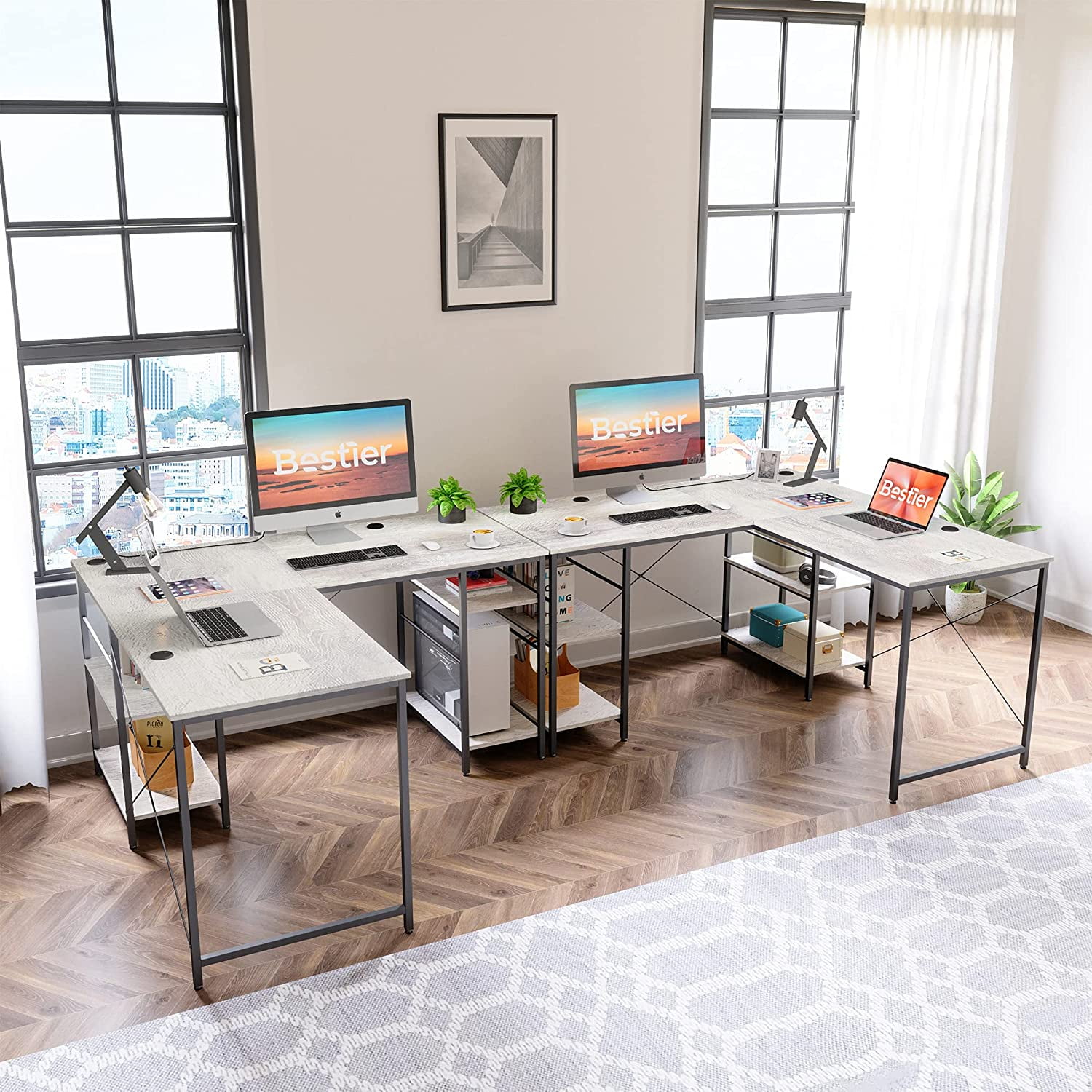Still Working from Home? 6 Reasons an L Shaped Desk Will Help You Work at  Your Best - Bestar