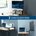 thumbnail image 5 of VIVO Black 15" Clamp-on Desk Extension Shelf for Monitor, Laptop, Printer, 5 of 8