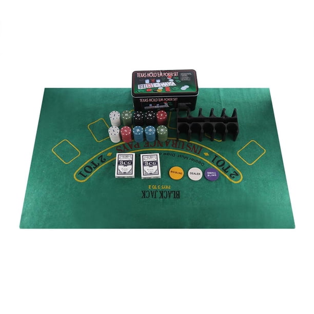 Bearachild Tapete único y encantador para juego de póker Hold'em con 200 fichas. Kits de experimentos de química