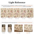 thumbnail image 5 of PureCozy 3'x5' Area Rugs for Living Room Floral Farmhouse Bedroom Dining Room Soft Faux Wool Washable Non-slip Throw Beige Rugs Carpets, Beige, 5 of 7