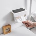 thumbnail image 4 of Soporte de Servilletas de Pañuelos, Caja Blanca de Tejido Montada en la pared Elegante para el Baño para el Hogar, 4 of 7