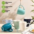 thumbnail image 2 of Juego de tazas de café Mfacoy de porcelana, 400 ml (13 oz), color azul surtido, 6 unidades, 2 of 6