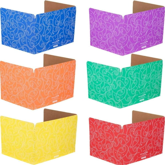 Standard Privacy Shields - Set of 12 - 6 Group Colors - Star & Swirl - Matte