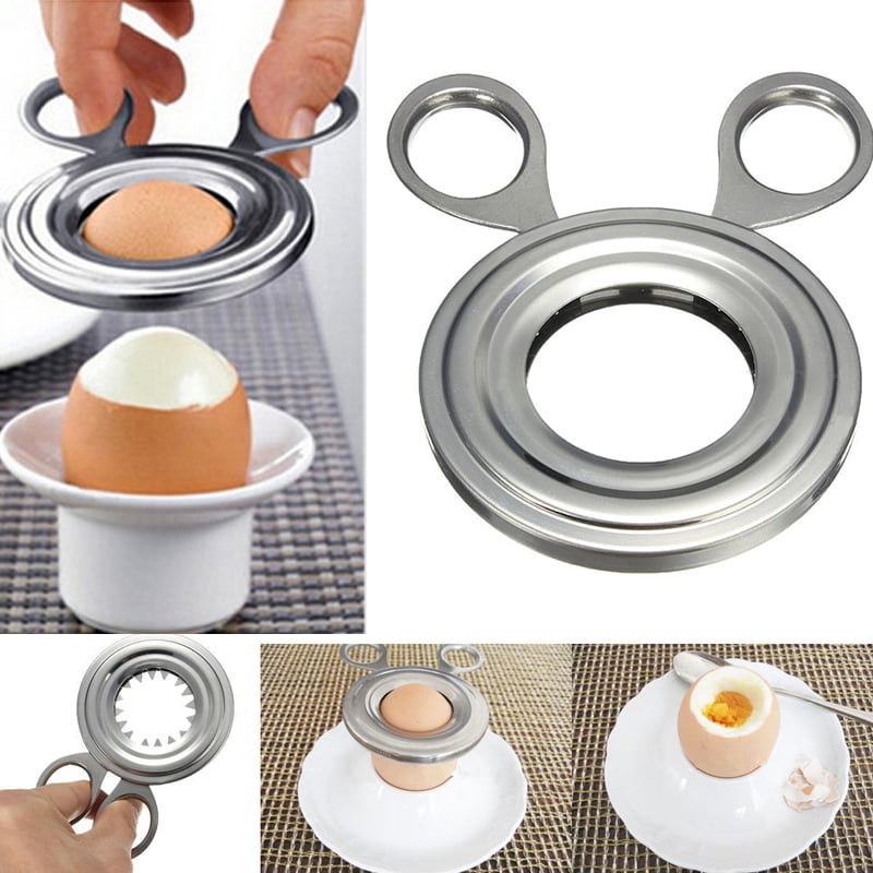 Boiled Egg Shell Topper Cutter Stainless Steel Egg Scissor Clipper Gadgets J