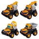 thumbnail image 2 of Juego de vehículos de ingeniería de prensa: 4 camiones de bomberos y excavadoras con mecanismo de prensa y listo para niños a partir de 3 años., 2 of 5