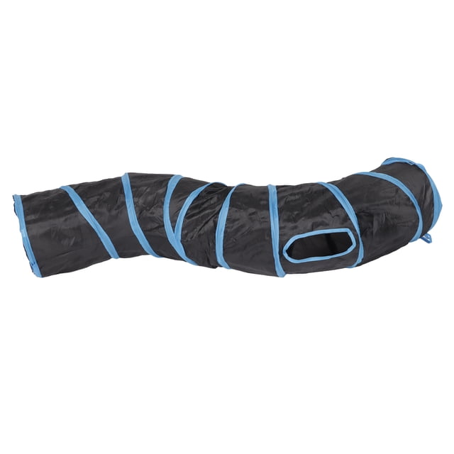 S Shape Cat Tube Toy, Keep Your Pet Active Cat Play Tube Collapsible 121cm / 47.6in In Length With 4 Openings For Puppies For Rabbits