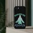 thumbnail image 4 of DistinctInk MagSafe Tough Case for Apple iPhone 15 Plus (6.7" Screen) - Remember God Always - Slim Profile Design, 4 of 6