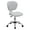 White, variant on Flash Furniture Beverly Mid-Back Black Mesh Padded Swivel Task Office Chair with Chrome Base and Arms