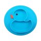 thumbnail image 1 of Cuenco de silicona para bebé, cuenco con ventosa para niños, 100% libre de BPA, fuerte succión para la mesa, plato antideslizante para comer para bebé, color azul ER, 1 of 5
