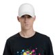 thumbnail image 4 of Fotbe White Gorro Clásico de Béisbol, Gorra Ajustable con Broche Snapback, Gorro de Exterior de Algodón Suave, 4 of 6