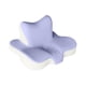 thumbnail image 4 of Almohada de lectura en forma de cuña, almohada para posición prona, suave, transpirable, de espuma viscoelástica, ergonómica, cervical Beige violeta, 4 of 9