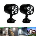 2 Pack Outdoor Motion Light, Motion Sensor Spotlight Wireless Battery
