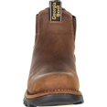 thumbnail image 3 of Georgia Boot Eagle One Waterproof Chelsea Work Boot Brown, 3 of 7